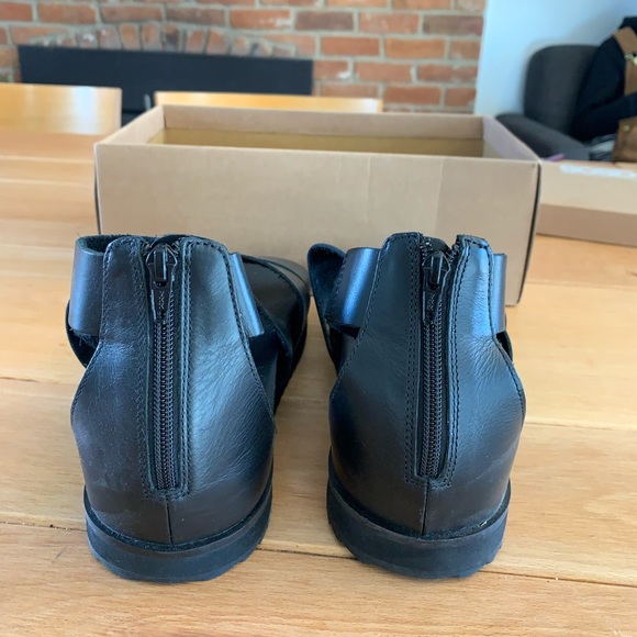 Brand new Black leather platforms sandals - Picture 4 of 6